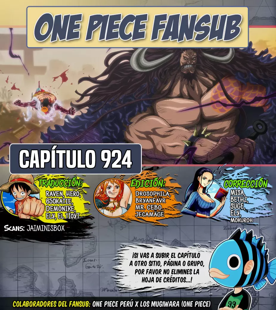 One Piece - Capítulo 924 - Página 1 - LectorTMOo