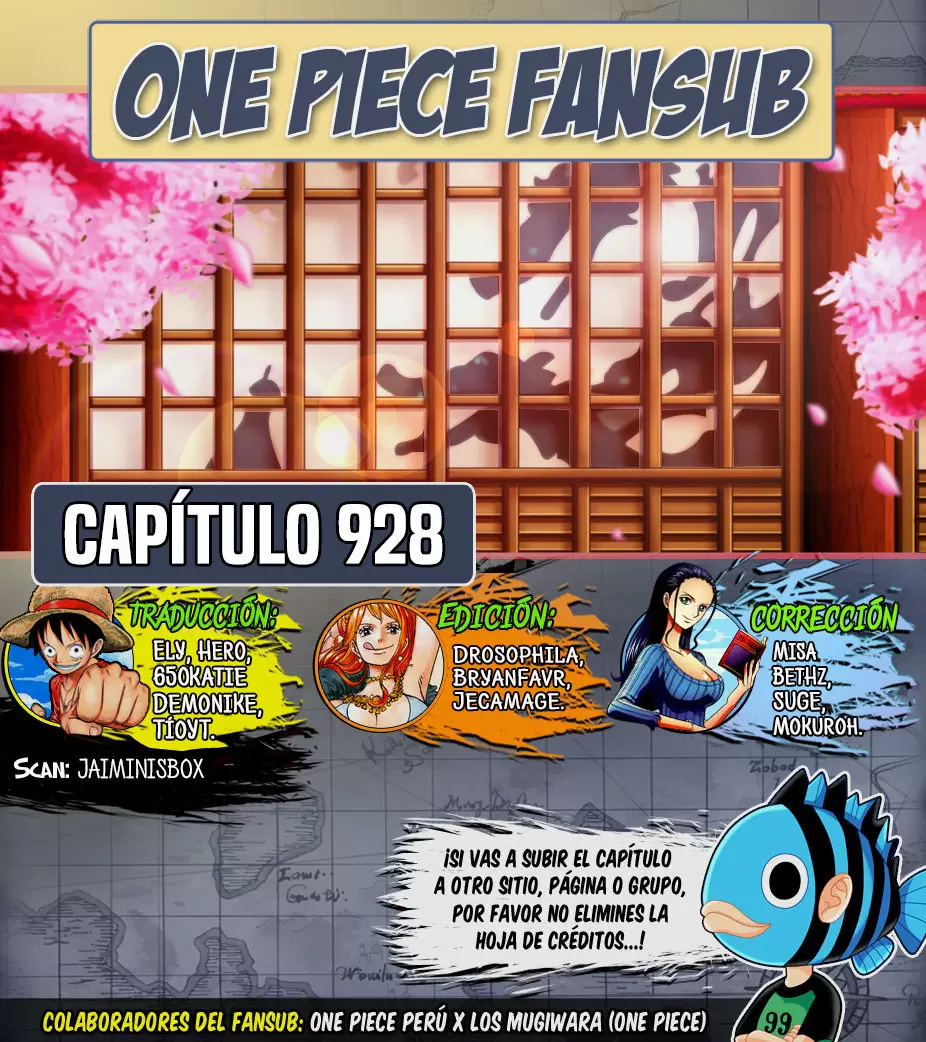 One Piece - Capítulo 928 - Página 1 - LectorTMOo
