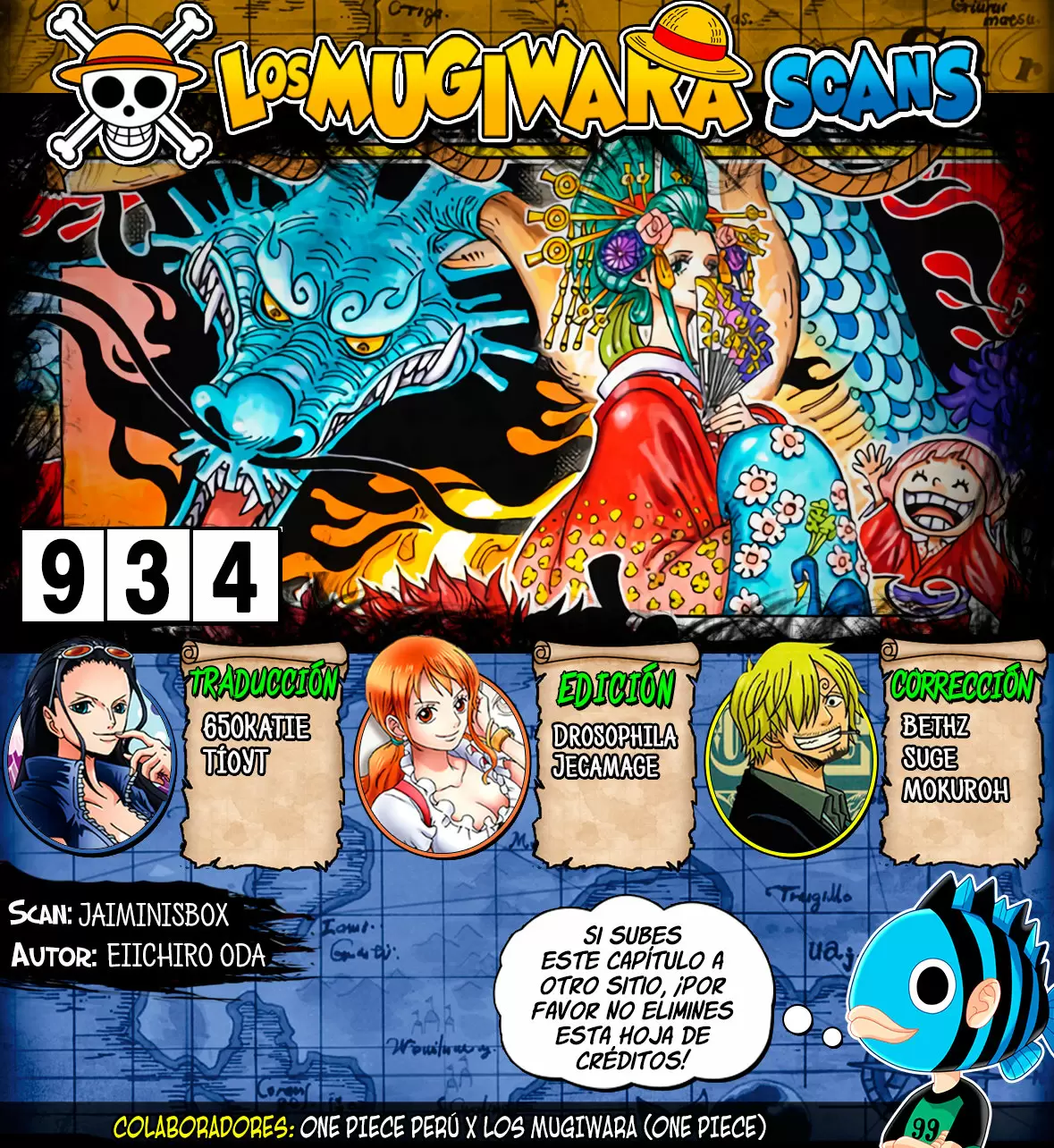One Piece - Capítulo 934 - Página 1 - LectorTMOo
