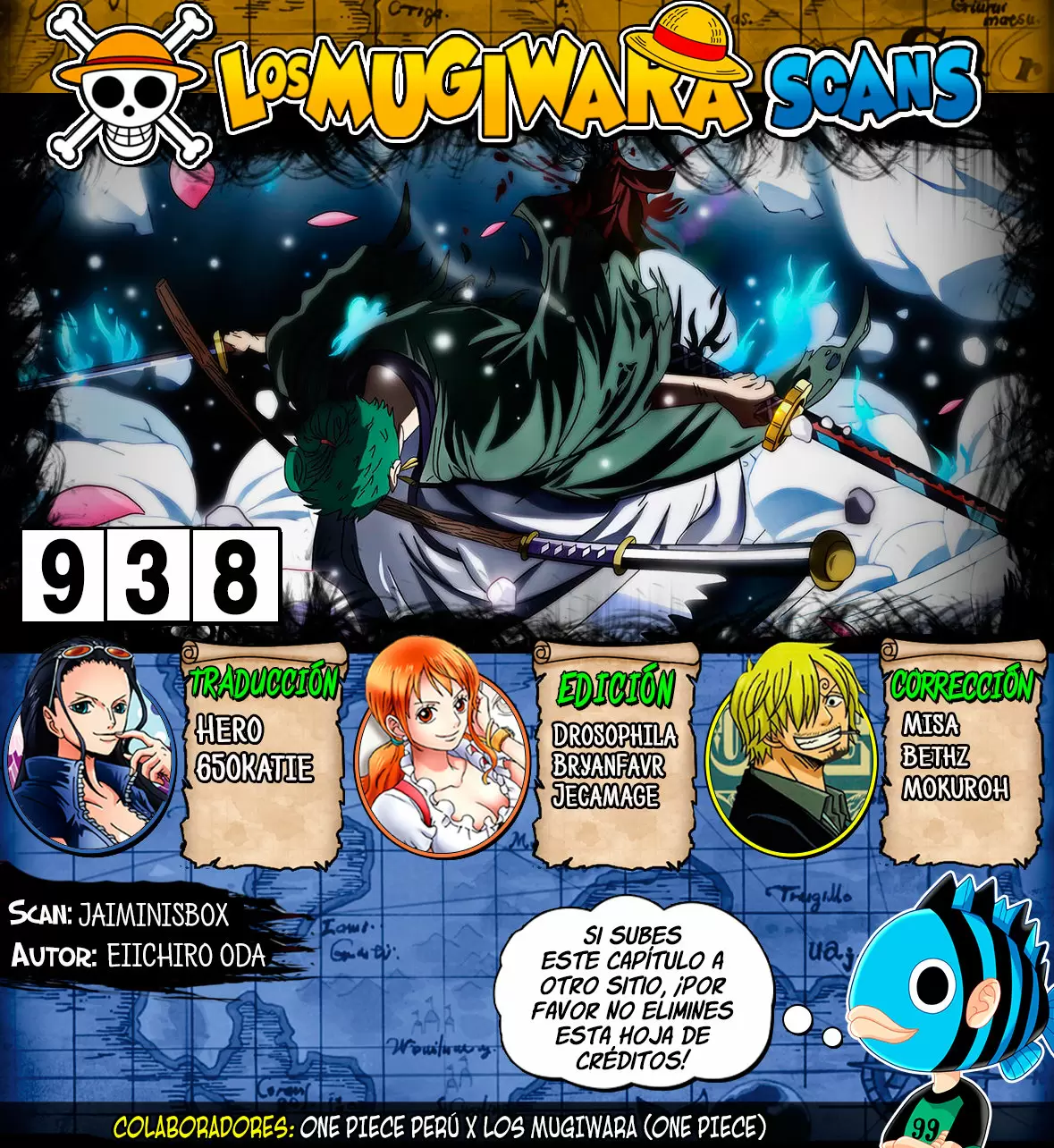 One Piece - Capítulo 938 - Página 1 - LectorTMOo