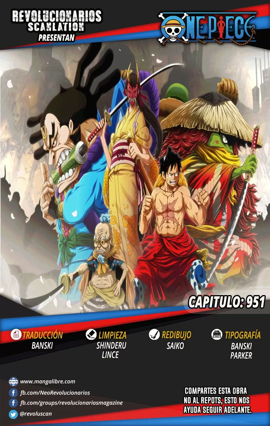 One Piece - Capítulo 951 - Página 1 - LectorTMOo