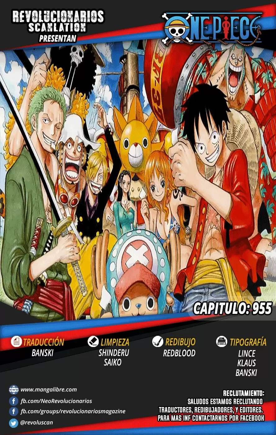 One Piece - Capítulo 955 - Página 1 - LectorTMOo