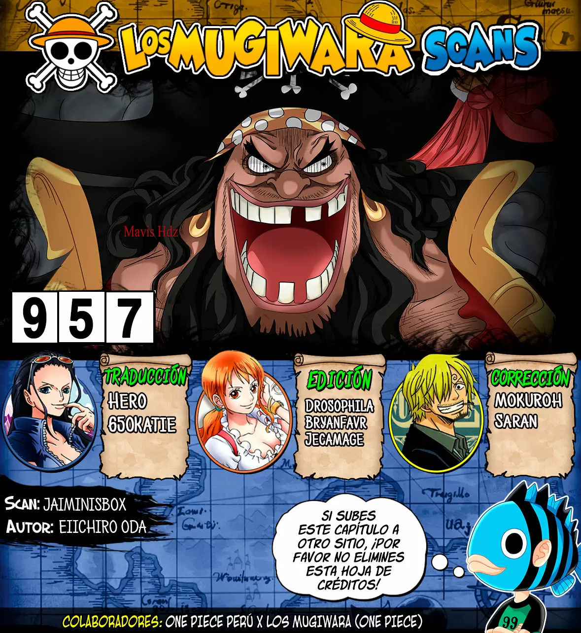 One Piece - Capítulo 957 - Página 1 - LectorTMOo