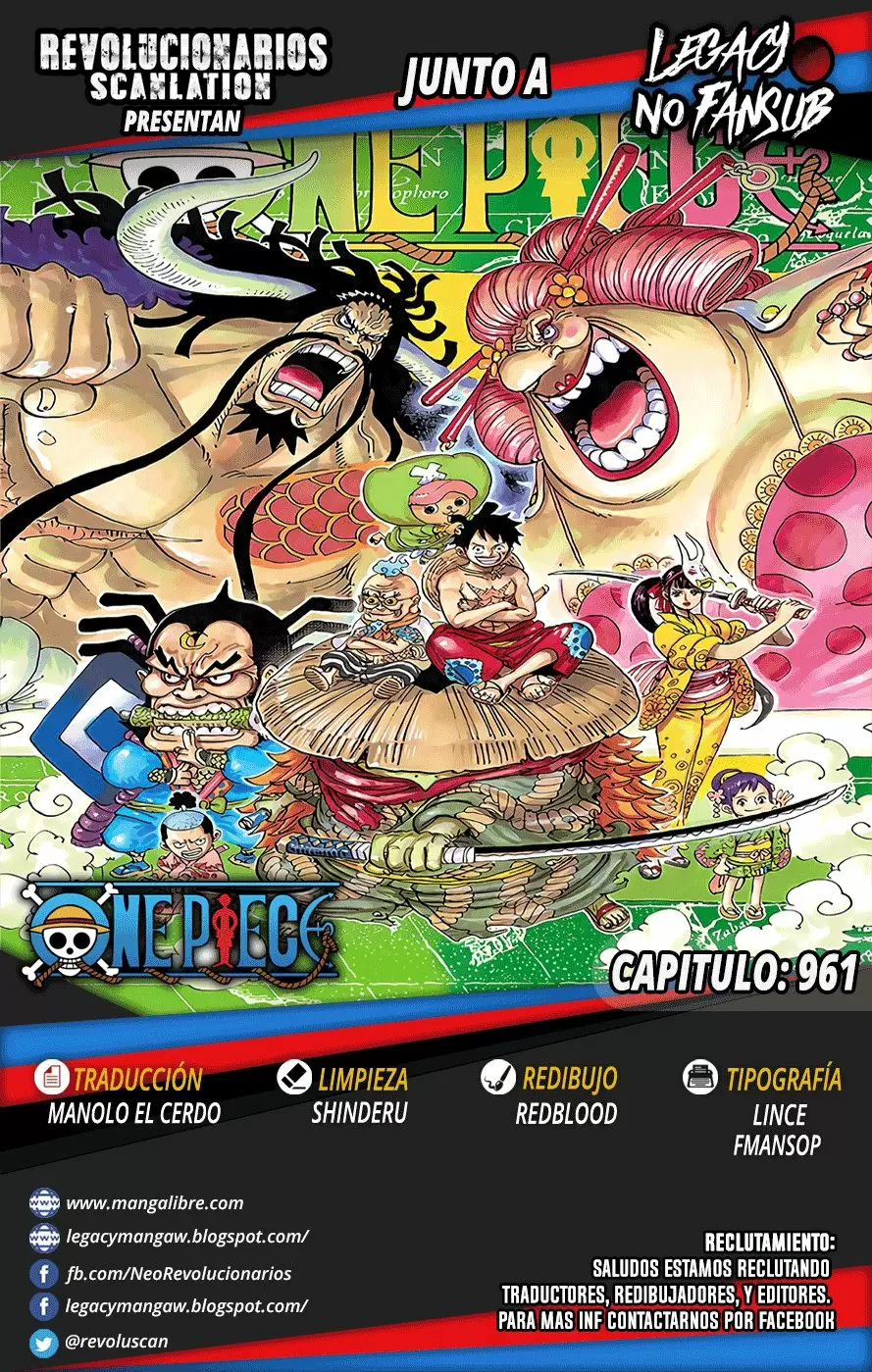 One Piece - Capítulo 961 - Página 1 - LectorTMOo