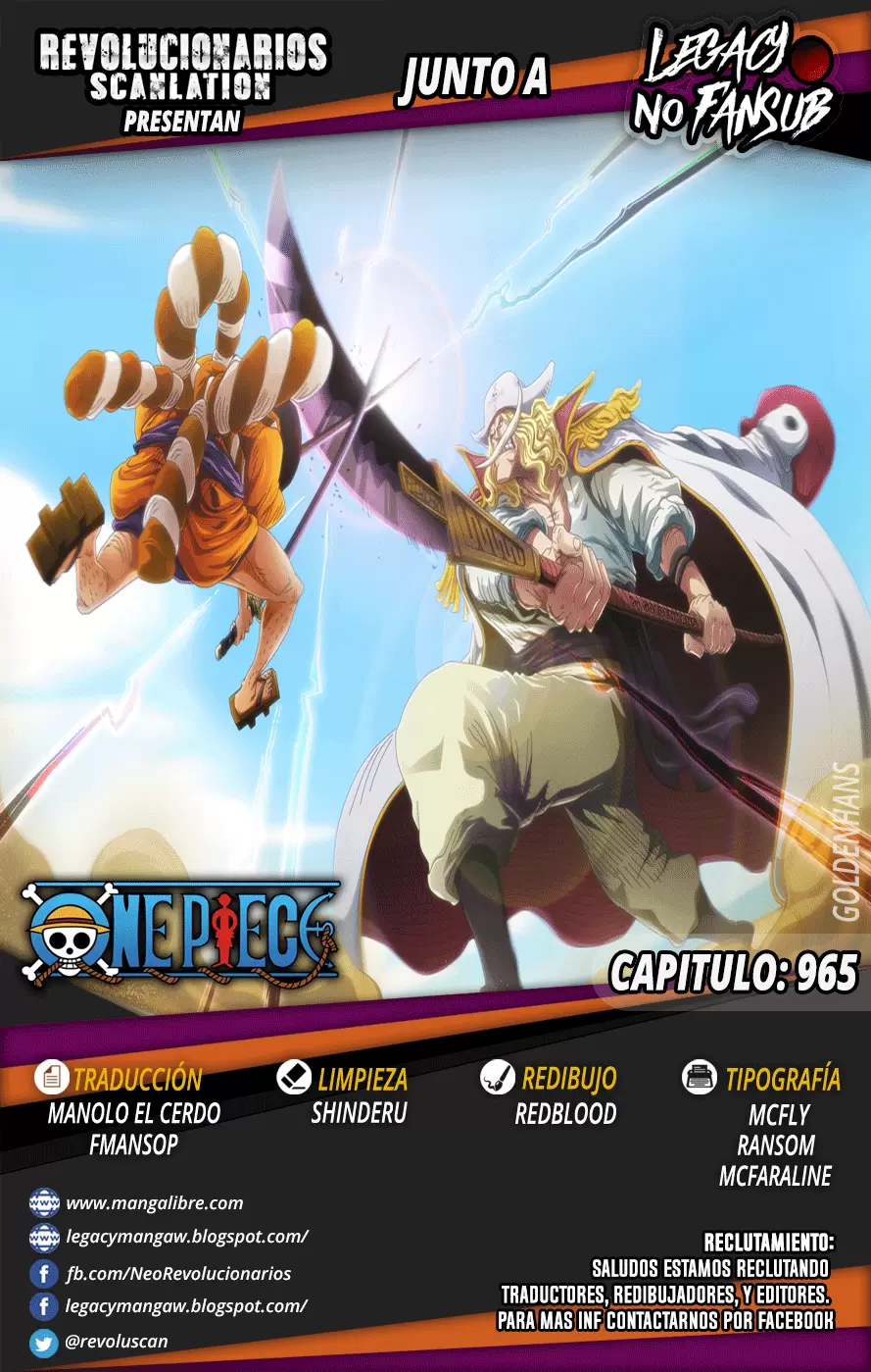 One Piece - Capítulo 965 - Página 1 - LectorTMOo