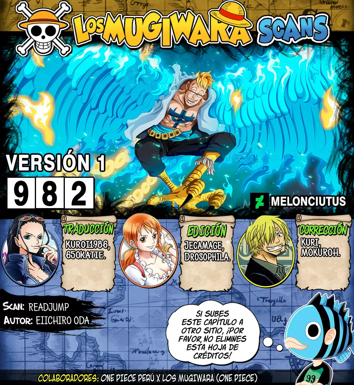 One Piece - Capítulo 982 - Página 1 - LectorTMOo