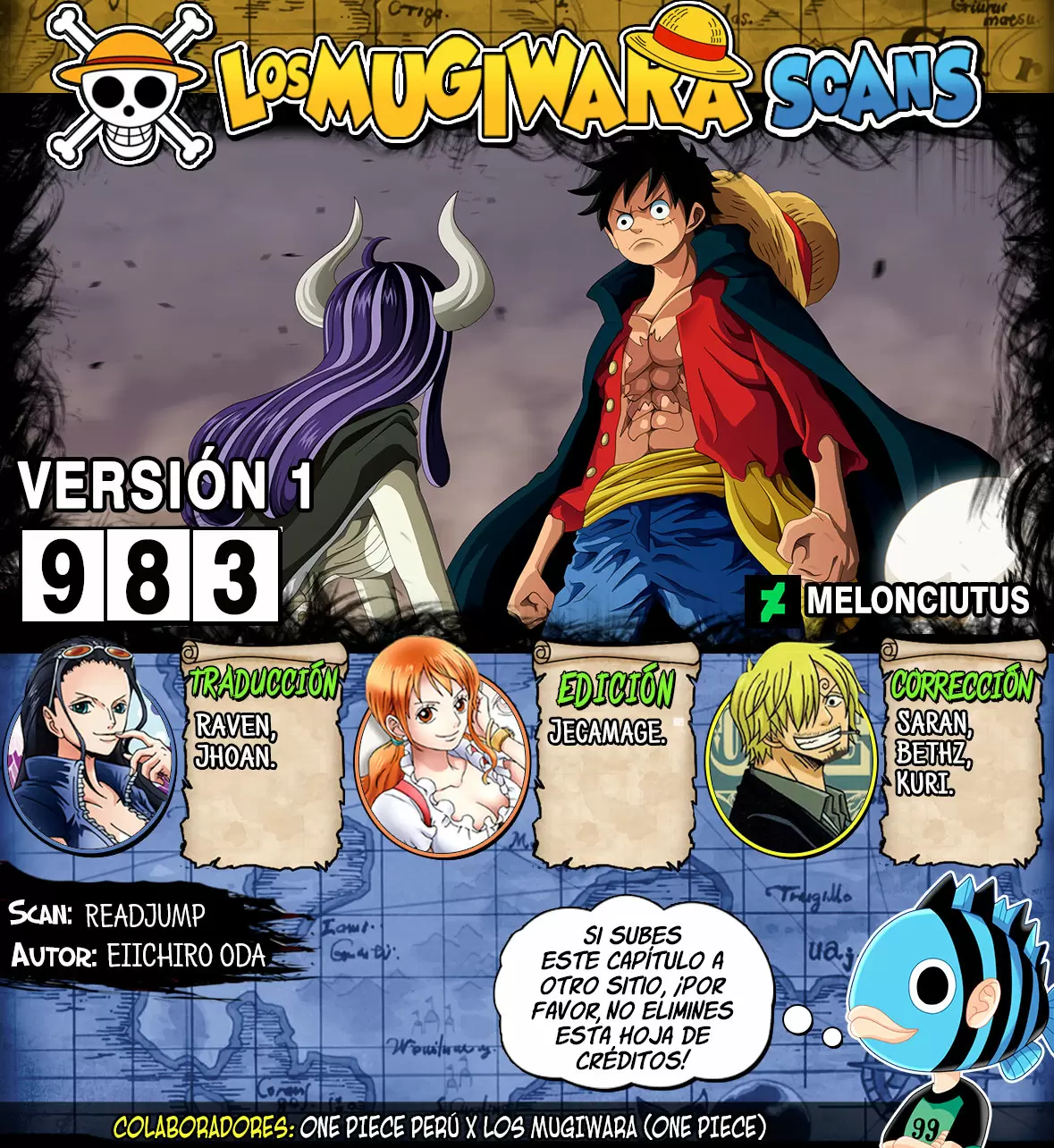 One Piece - Capítulo 983 - Página 1 - LectorTMOo