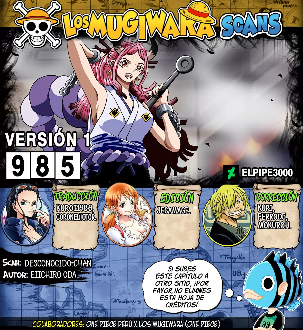 One Piece - Capítulo 985 - Página 1 - LectorTMOo