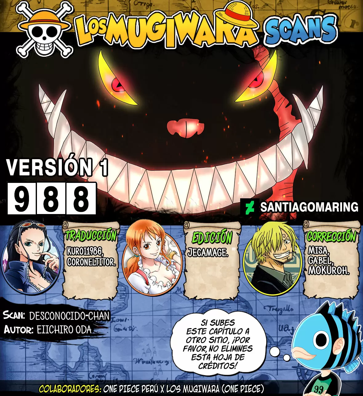 One Piece - Capítulo 988 - Página 1 - LectorTMOo