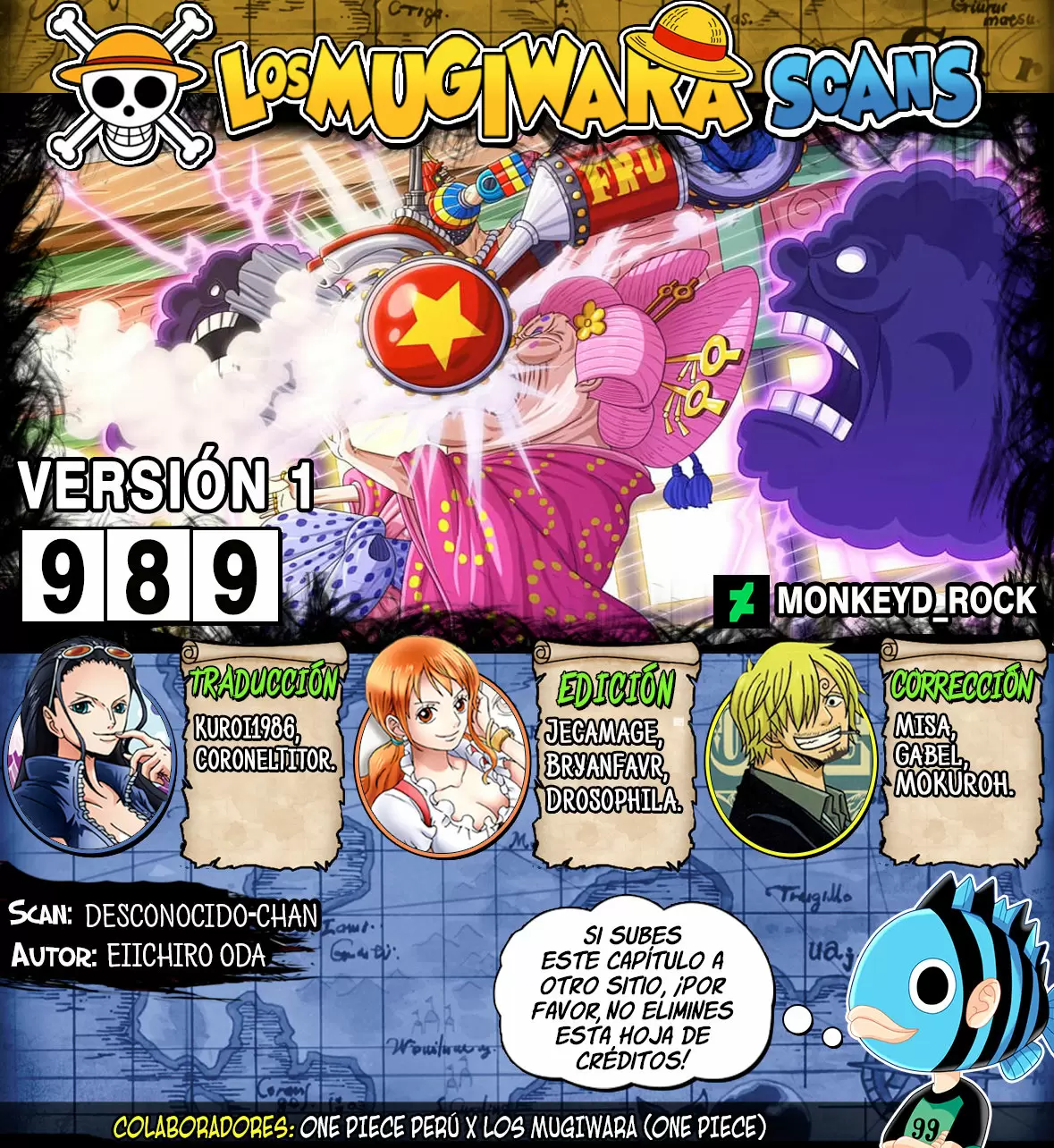 One Piece - Capítulo 989 - Página 1 - LectorTMOo