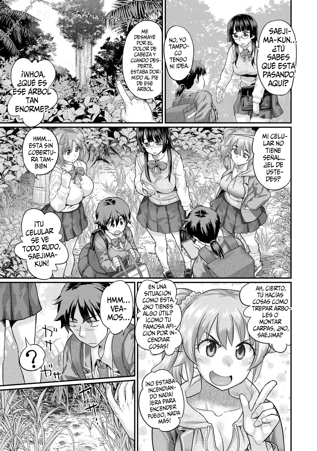 Ore dake Yoyuu no Isekai Survival: Tenisaki no Mujintou de Tanoshimu Harem Life - Capítulo 1 - Página 19 - LectorTMOo
