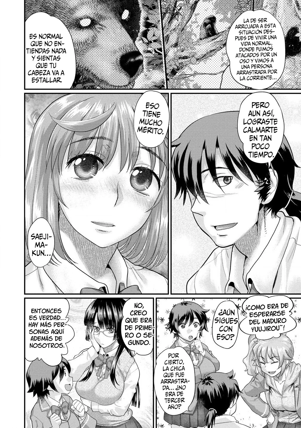 Ore dake Yoyuu no Isekai Survival: Tenisaki no Mujintou de Tanoshimu Harem Life - Capítulo 2.2 - Página 6 - LectorTMOo