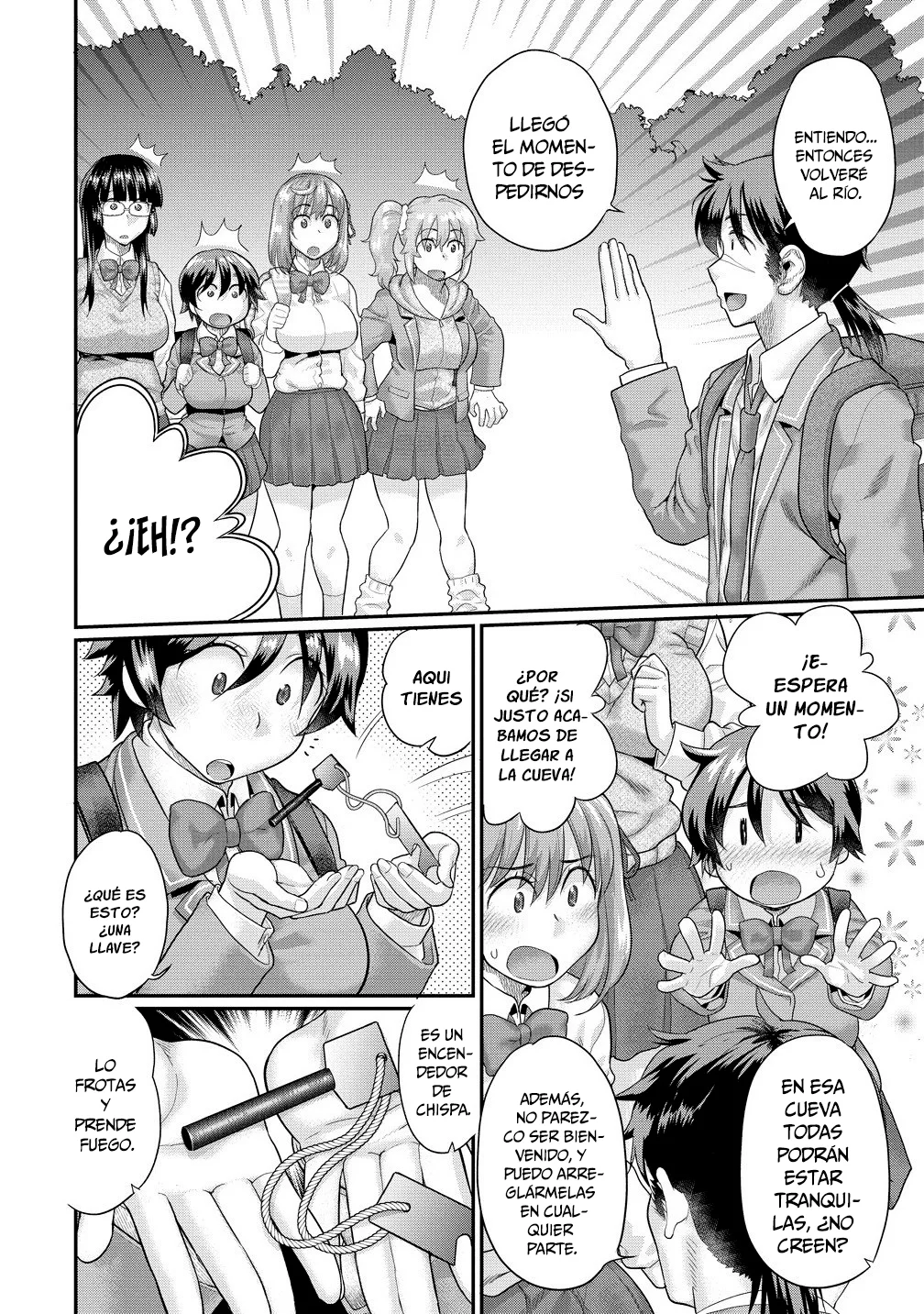 Ore dake Yoyuu no Isekai Survival: Tenisaki no Mujintou de Tanoshimu Harem Life - Capítulo 3.2 - Página 4 - LectorTMOo