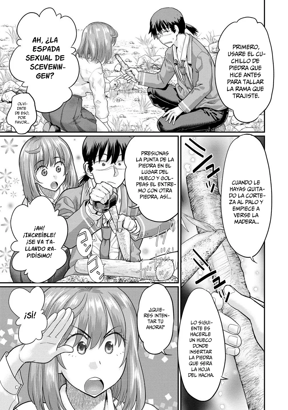 Ore dake Yoyuu no Isekai Survival: Tenisaki no Mujintou de Tanoshimu Harem Life - Capítulo 4.1 - Página 13 - LectorTMOo