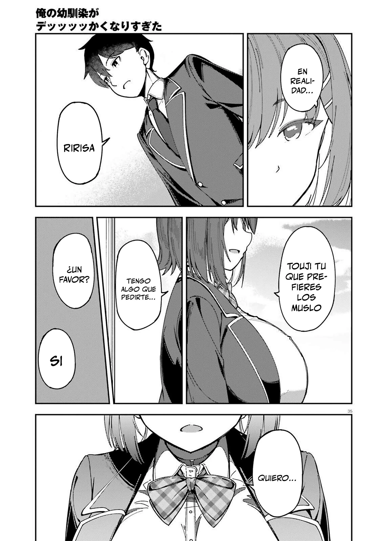 Ore no Osananajimi ga Dekkkkkaku Nari Sugita - Capítulo 1 - Página 36 - LectorTMOo