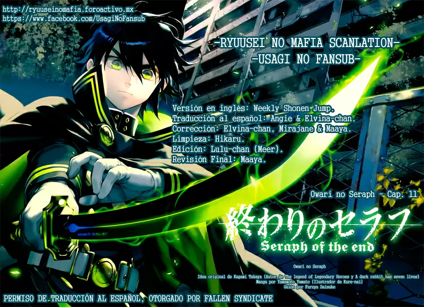 Owari No Seraph - Capítulo 11 - Página 1 - LectorTMOo