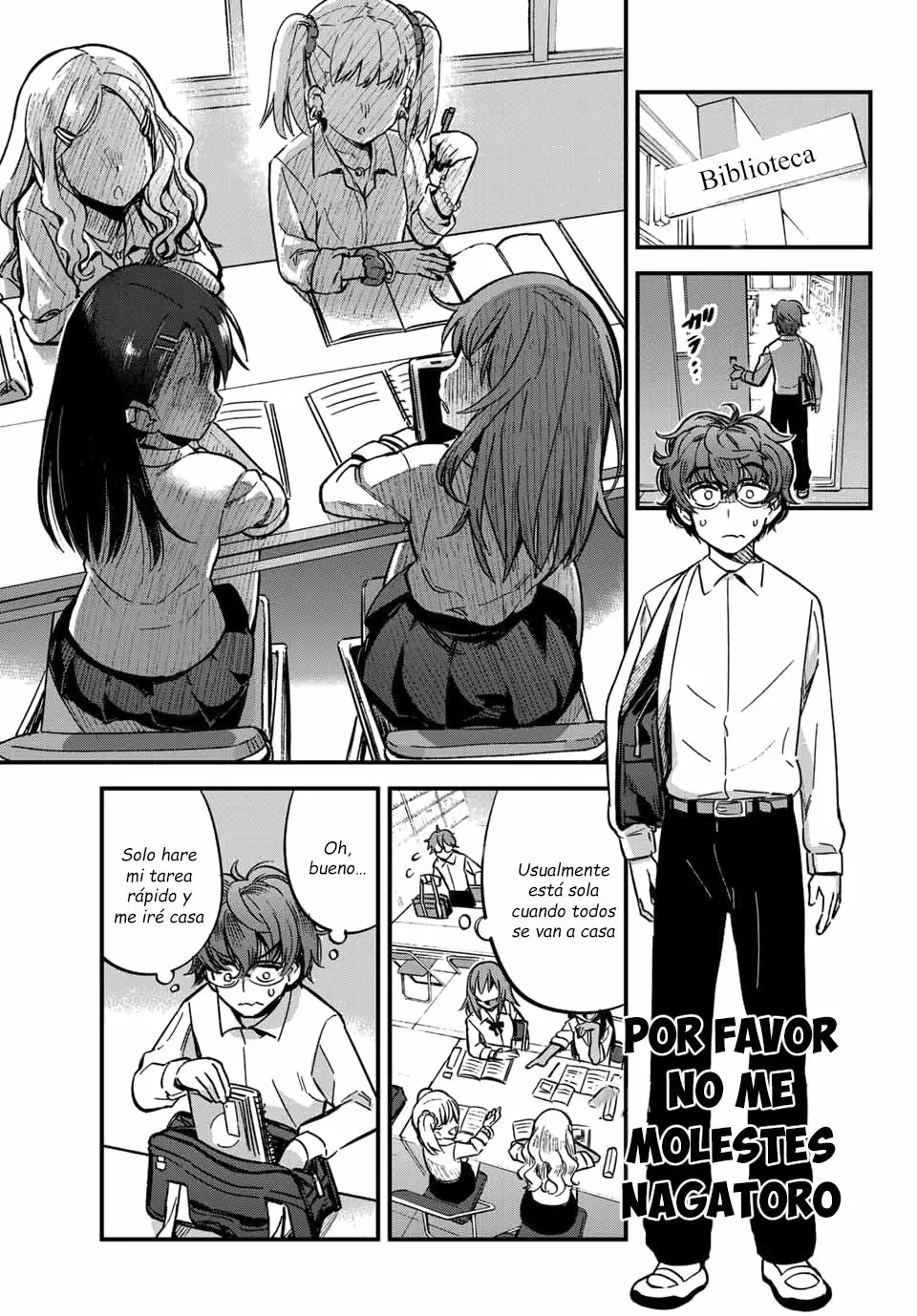 Please don't bully me, Nagatoro capítulo 1 página 2