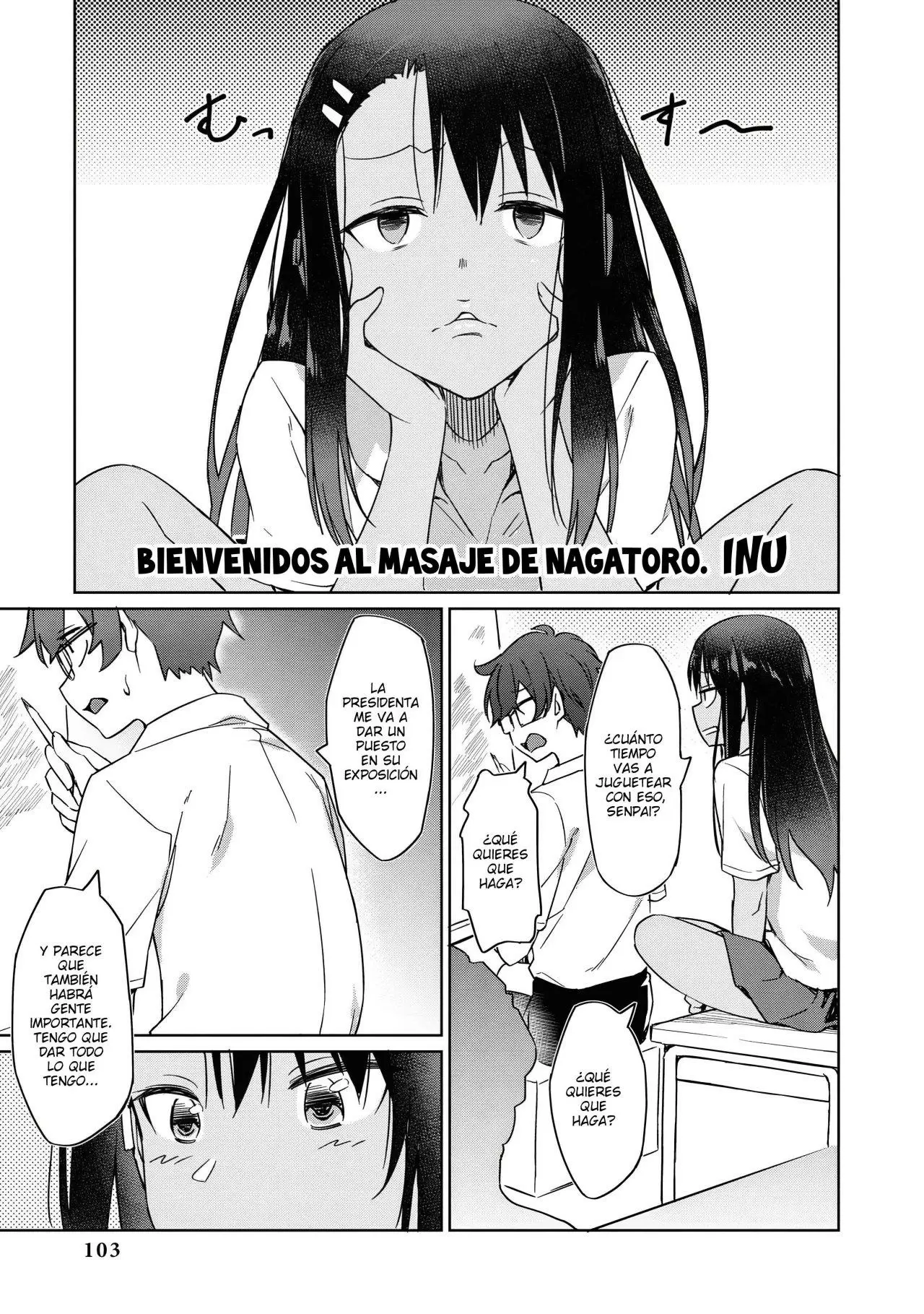 Please don't bully me, Nagatoro capítulo 105.5 página 5
