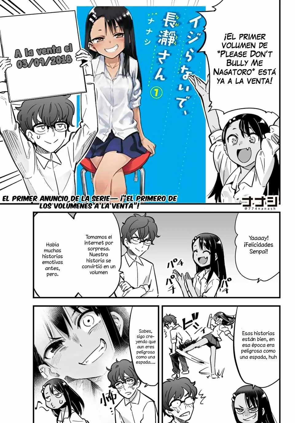 Please don't bully me, Nagatoro capítulo 11 página 2