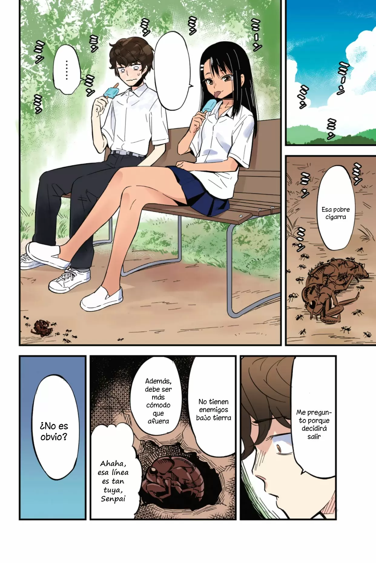 Please don't bully me, Nagatoro capítulo 16.2 página 2