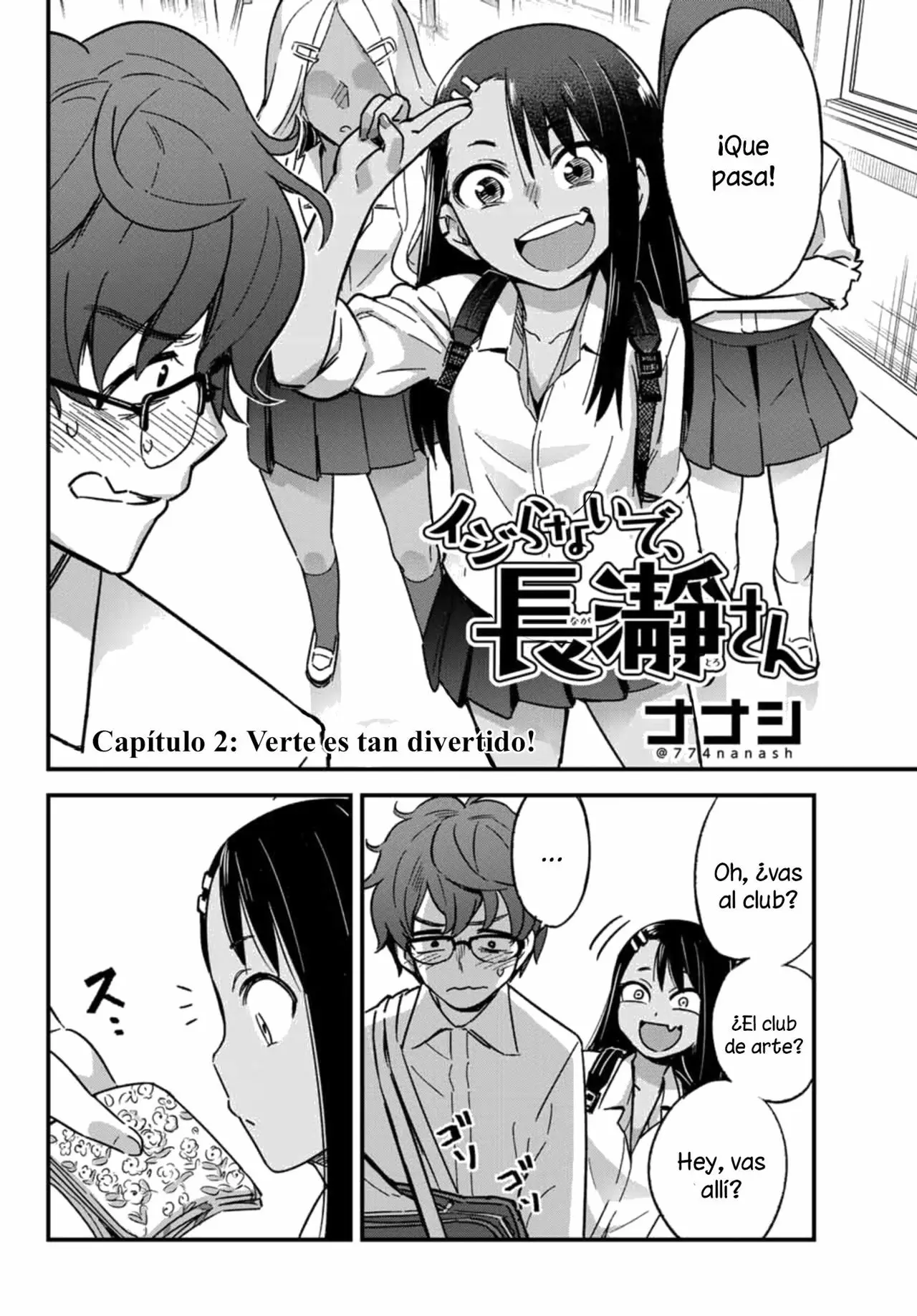 Please don't bully me, Nagatoro - Capítulo 2 - Página 3 - LectorTMOo