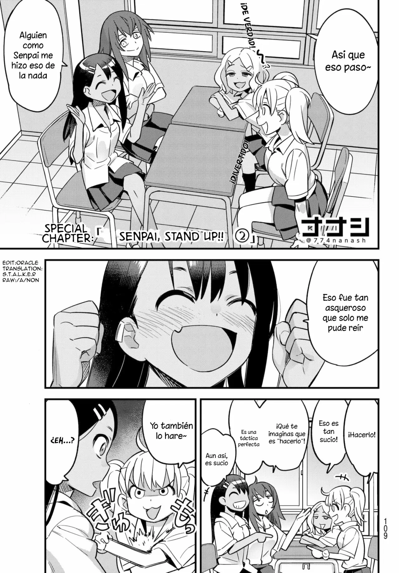Please don't bully me, Nagatoro capítulo 28.5 página 6