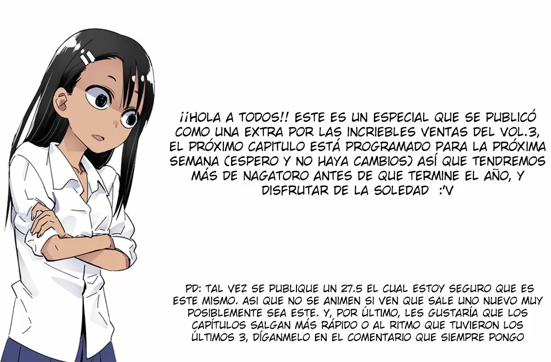 Please don't bully me, Nagatoro capítulo 28.5 página 10