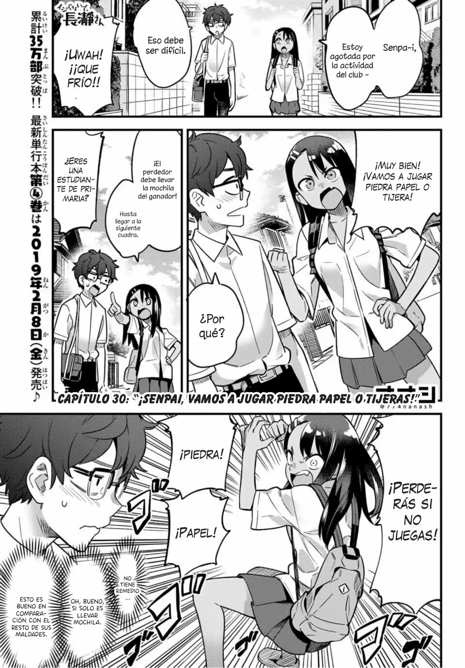 Please don't bully me, Nagatoro capítulo 31 página 3