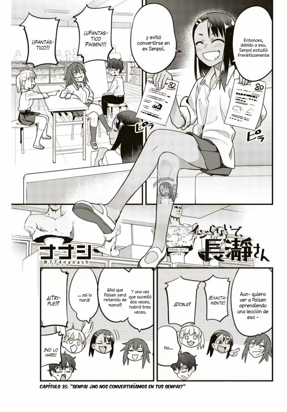 Please don't bully me, Nagatoro capítulo 36 página 3