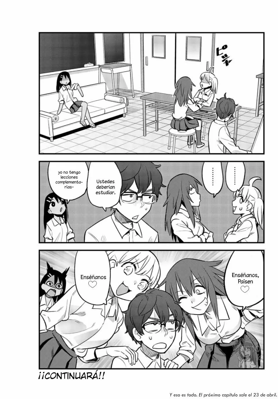 Please don't bully me, Nagatoro capítulo 36 página 11