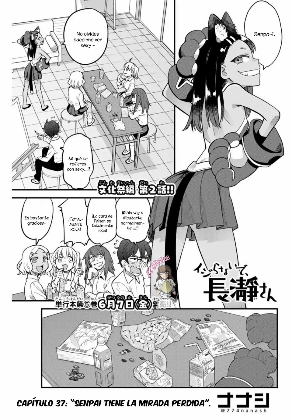 Please don't bully me, Nagatoro - Capítulo 38 - Página 4 - LectorTMOo