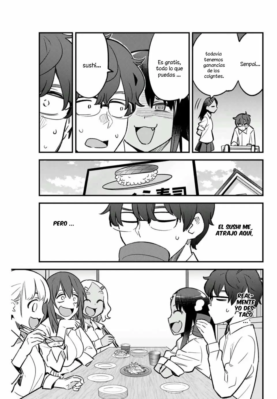 Please don't bully me, Nagatoro capítulo 50 página 4