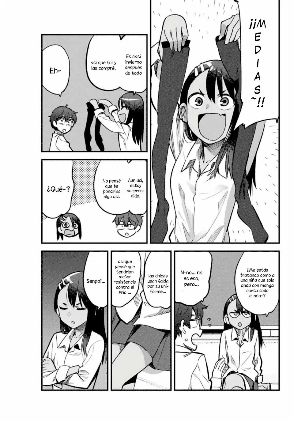 Please don't bully me, Nagatoro capítulo 54 página 4