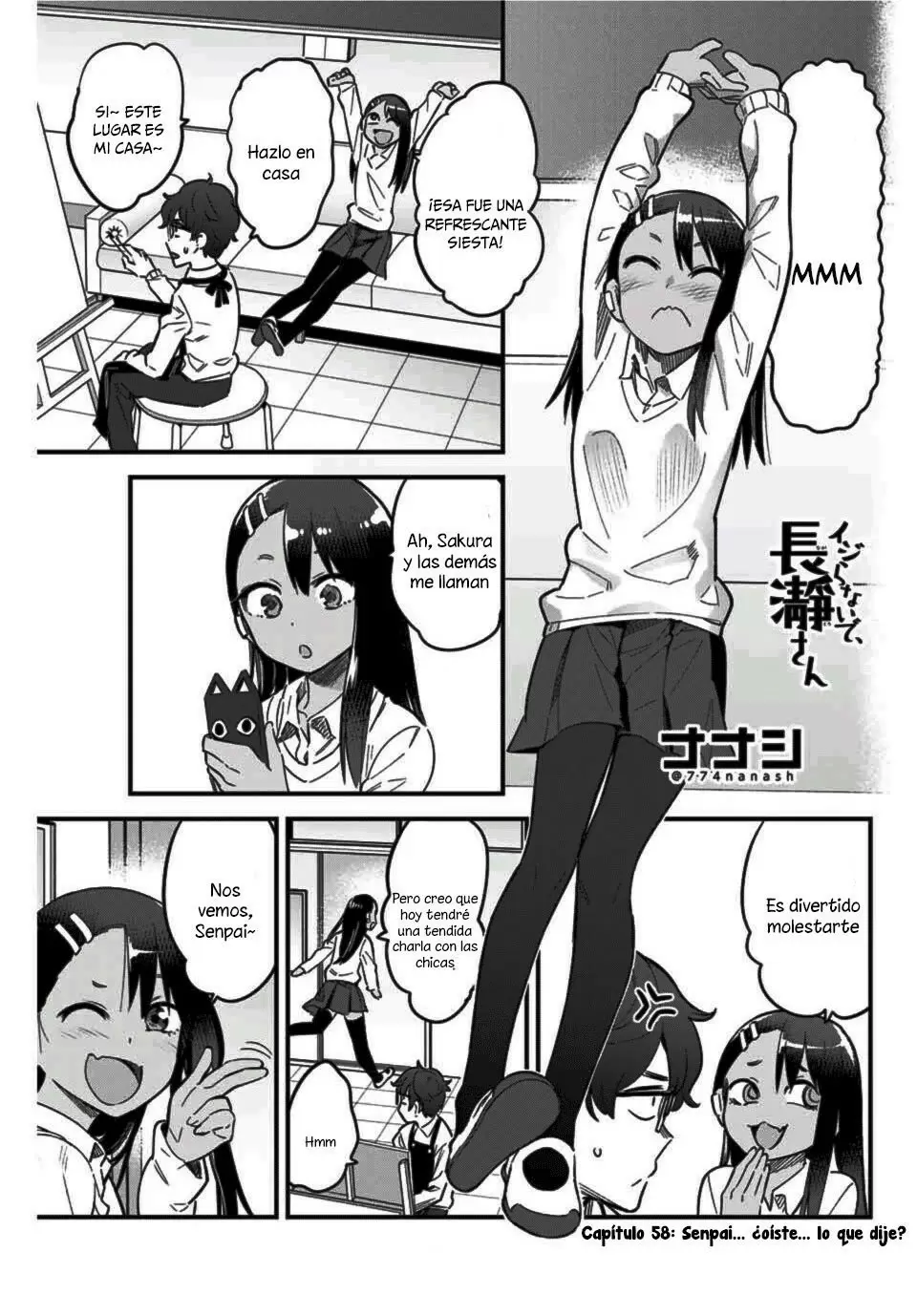 Please don't bully me, Nagatoro capítulo 59 página 2
