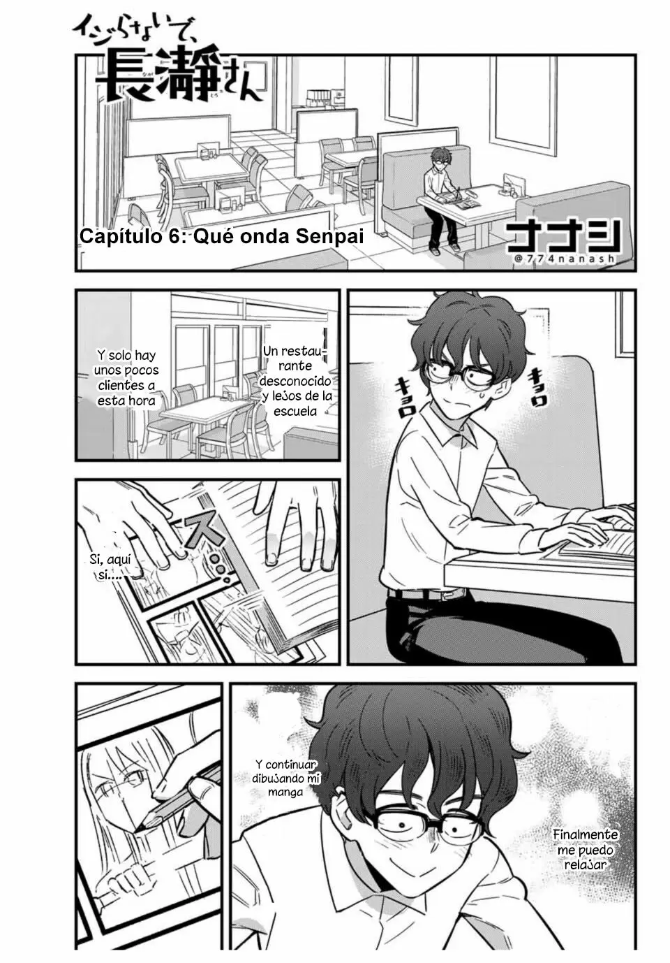 Please don't bully me, Nagatoro capítulo 6 página 1