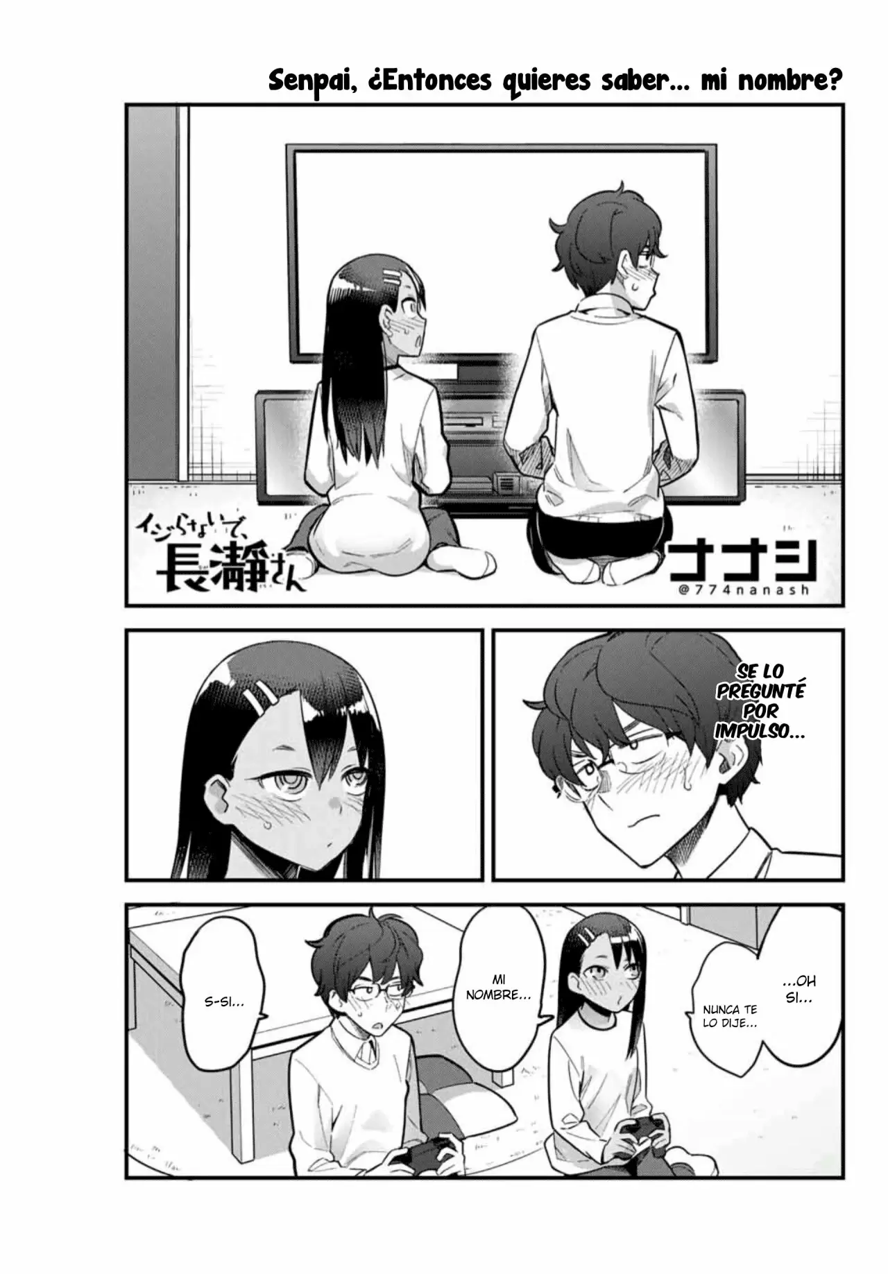 Please don't bully me, Nagatoro capítulo 63 página 2