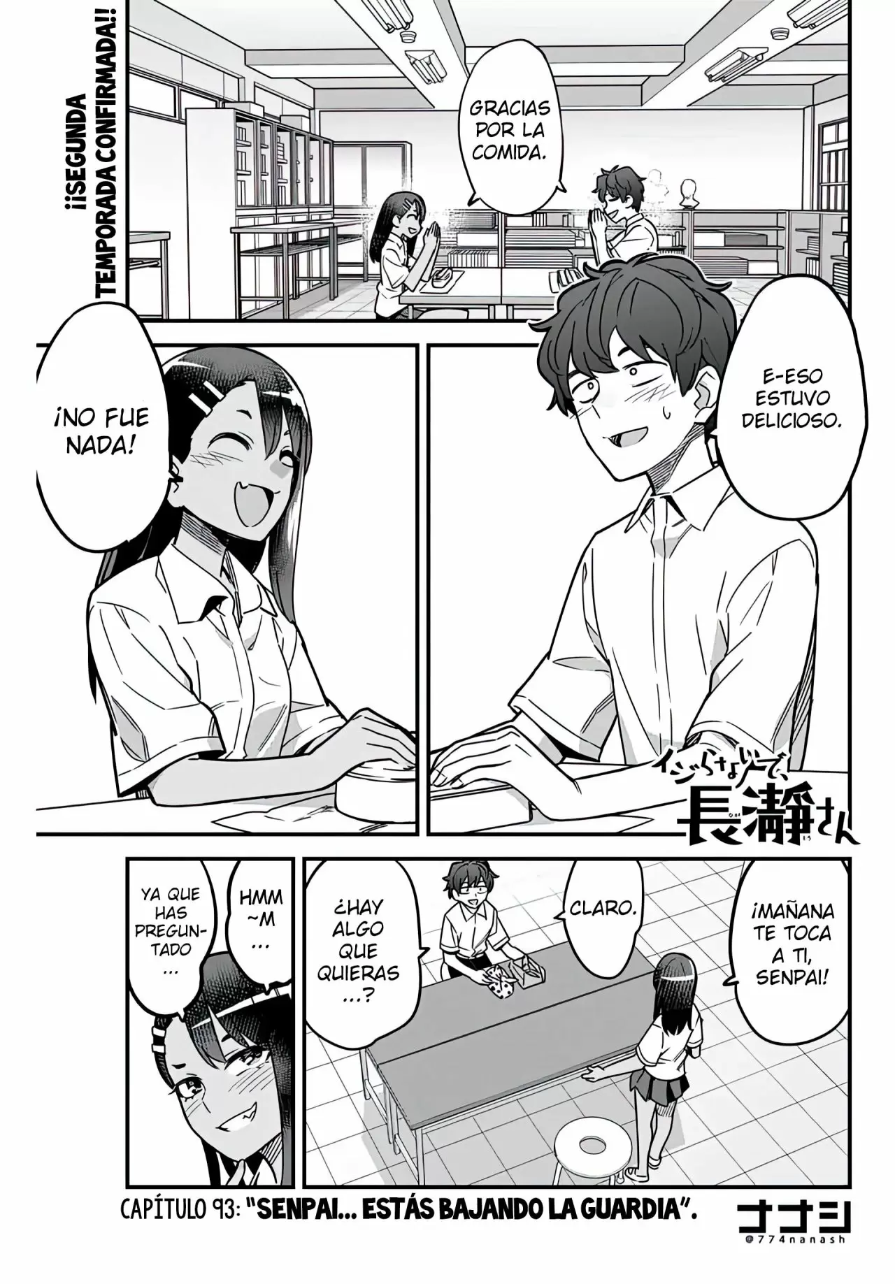 Please don't bully me, Nagatoro capítulo 94 página 3