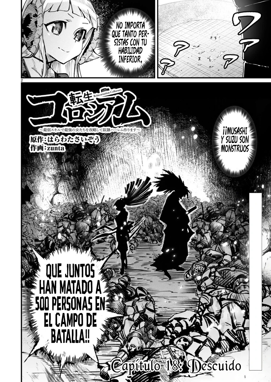 Reencarnado En Un Coliseo ~Utilizando La Habilidad Más Débil Para Derrotar A Las Mujeres Más Fuertes Y Crear Un Harem De Esclavas~ - Capítulo 18 - Página 4 - LectorTMOo