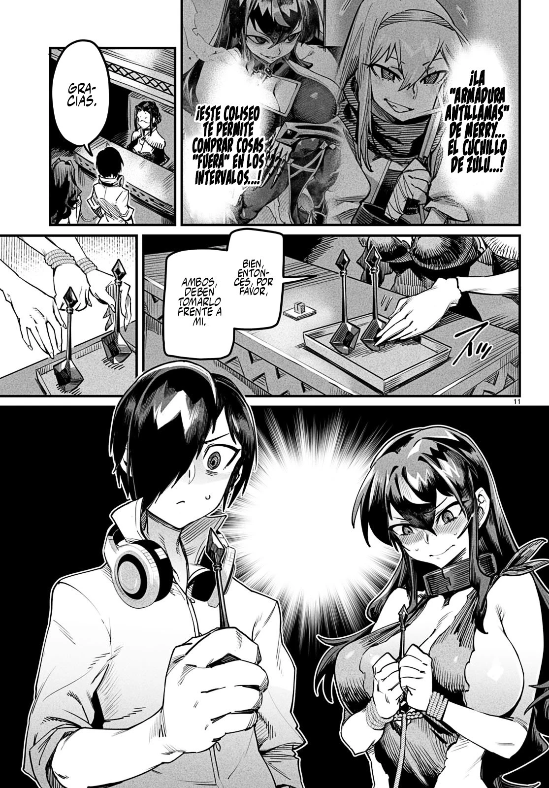 Reencarnado En Un Coliseo ~Utilizando La Habilidad Más Débil Para Derrotar A Las Mujeres Más Fuertes Y Crear Un Harem De Esclavas~ - Capítulo 3 - Página 13 - LectorTMOo
