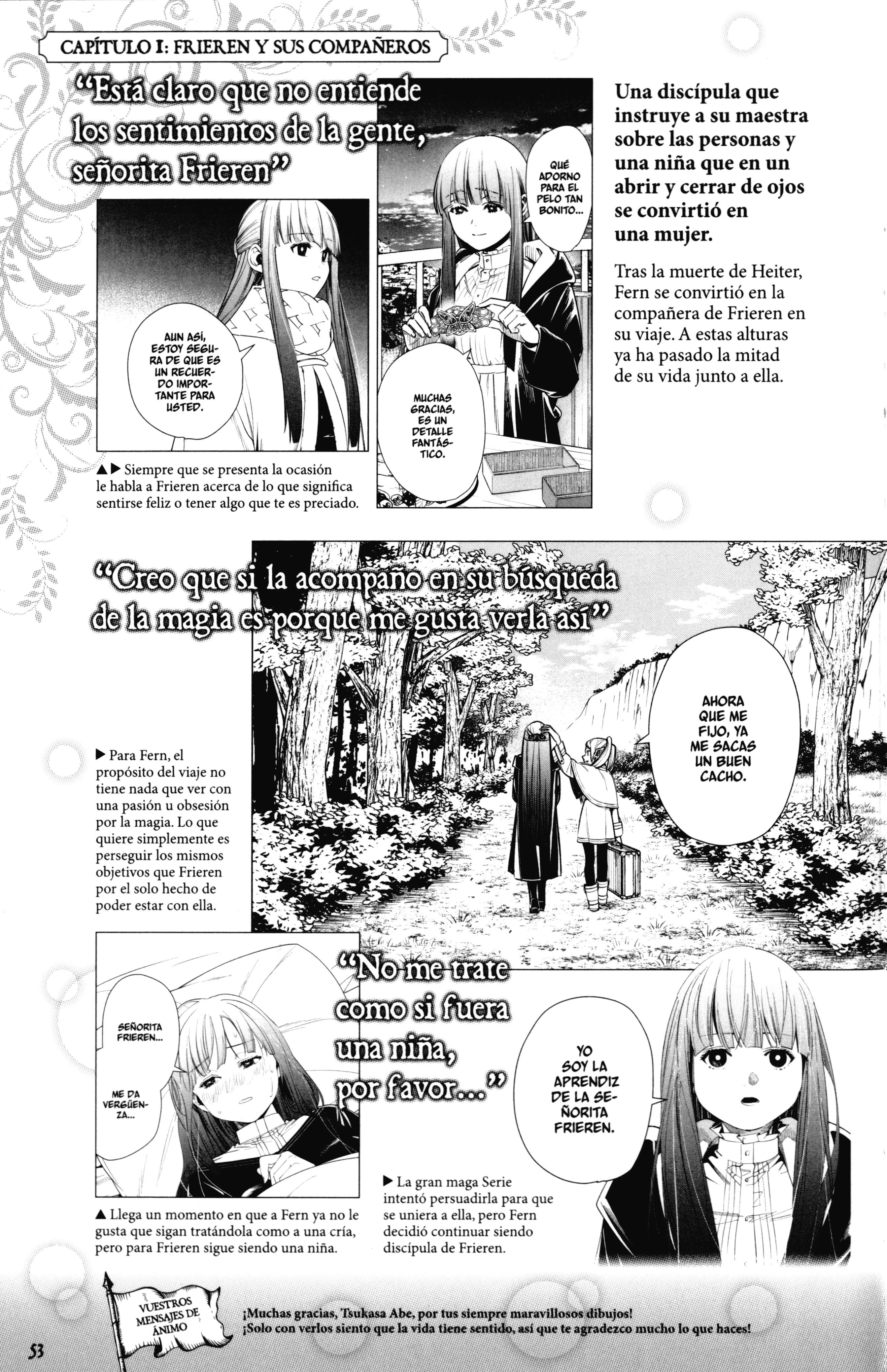 Frieren - Oficial Fanbook - Capítulo 1 - Página 50 - LectorTMOo