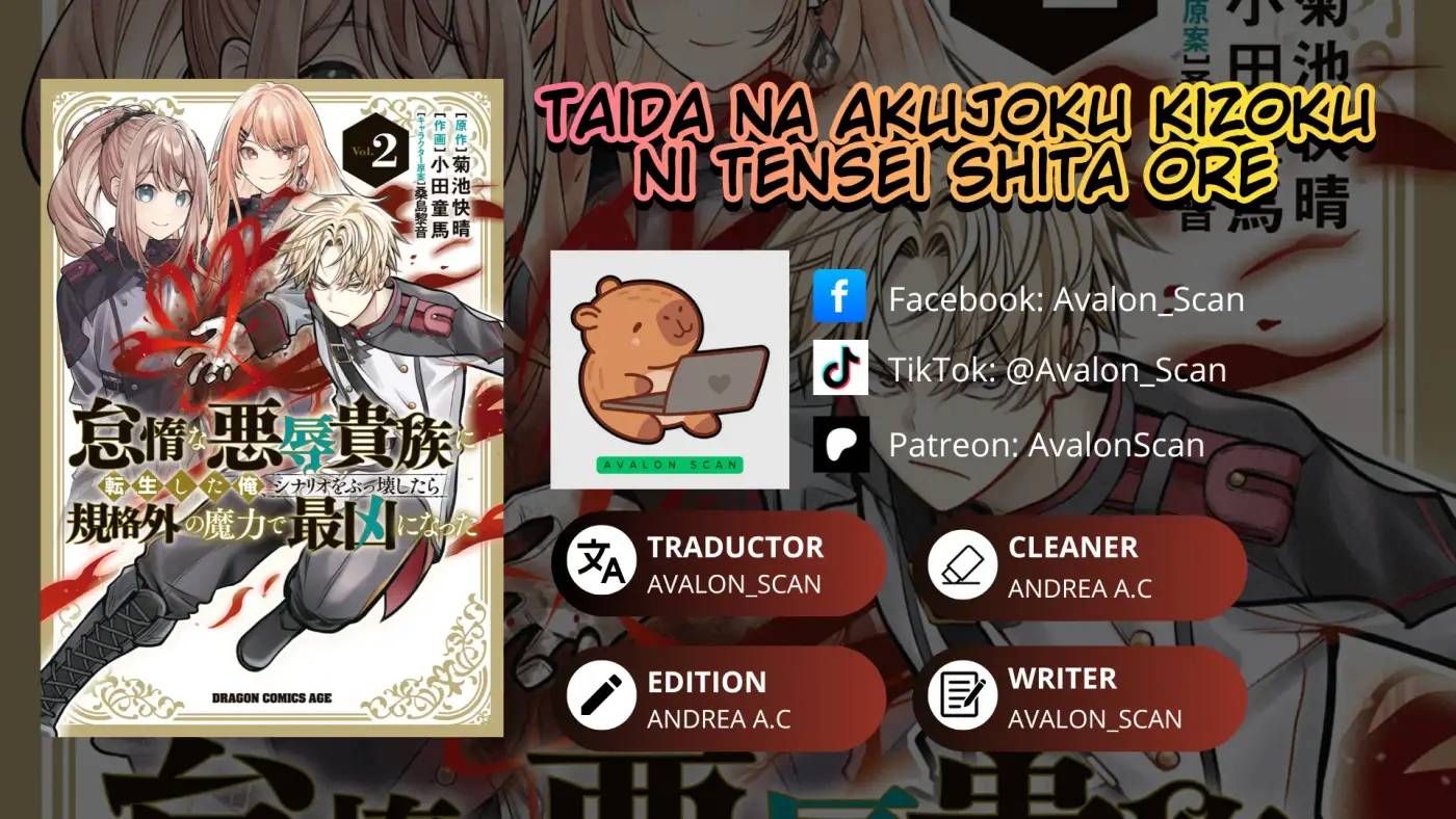 Taidana Akuhazukashime Kizoku Ni Tensei Shita Ore, Scenario Wo Bukkowashitara Kikaku Gai No Maryoku De Saikyo Ni Natta - Capítulo 21.2 - Página 1 - LectorTMOo