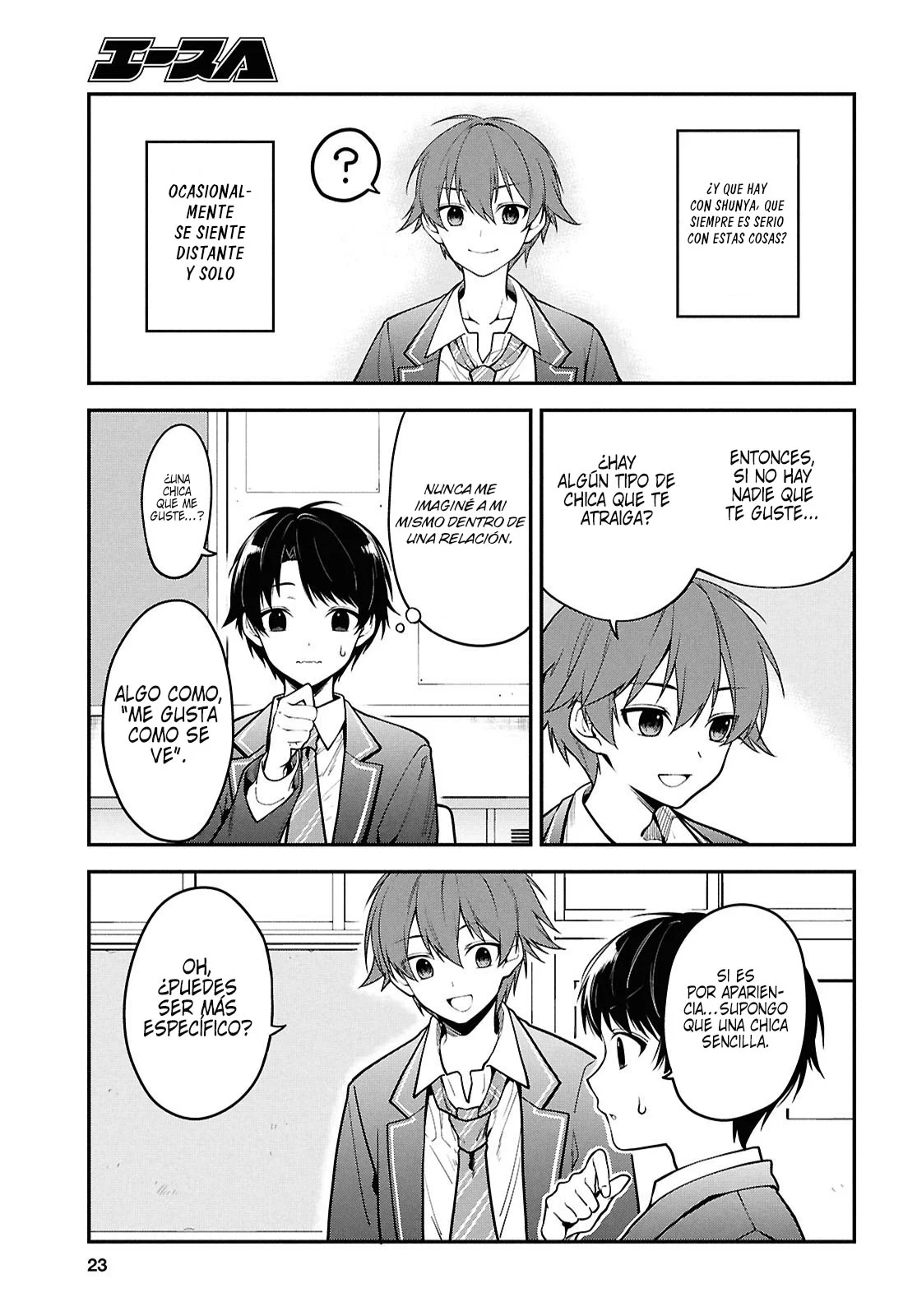 Tonari no Seki no Yankee Shimizu-san ga Kami o Kuroku Sometekita - Capítulo 1 - Página 8 - LectorTMOo