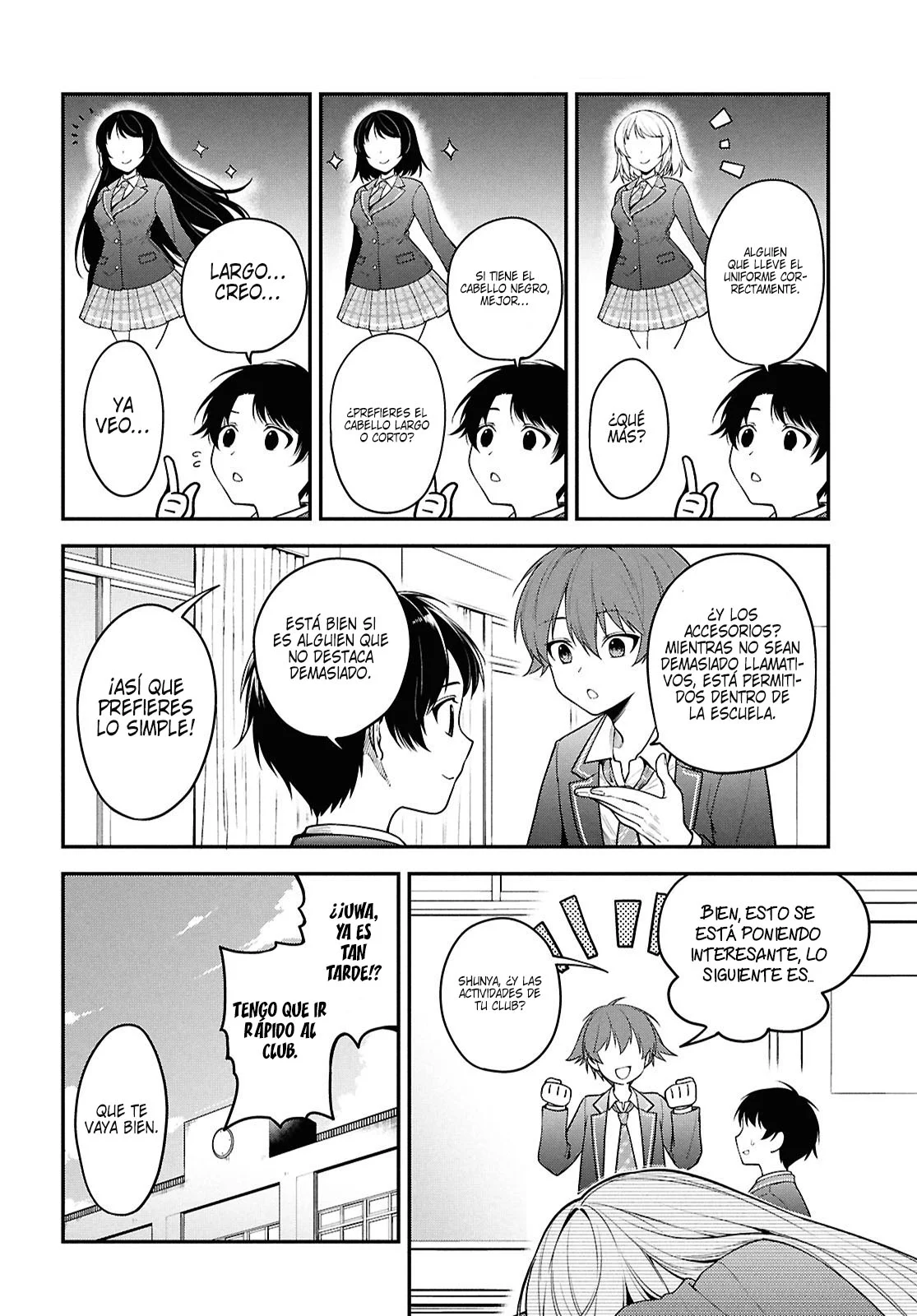Tonari no Seki no Yankee Shimizu-san ga Kami o Kuroku Sometekita - Capítulo 1 - Página 9 - LectorTMOo