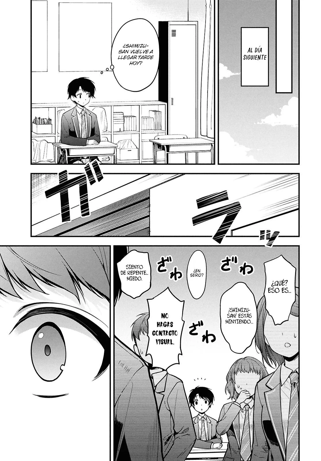 Tonari no Seki no Yankee Shimizu-san ga Kami o Kuroku Sometekita - Capítulo 1 - Página 10 - LectorTMOo