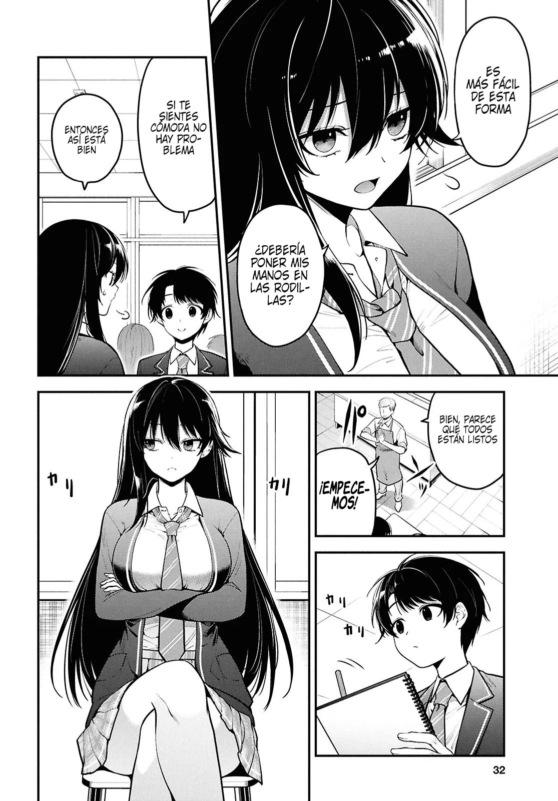 Tonari no Seki no Yankee Shimizu-san ga Kami o Kuroku Sometekita - Capítulo 1 - Página 16 - LectorTMOo