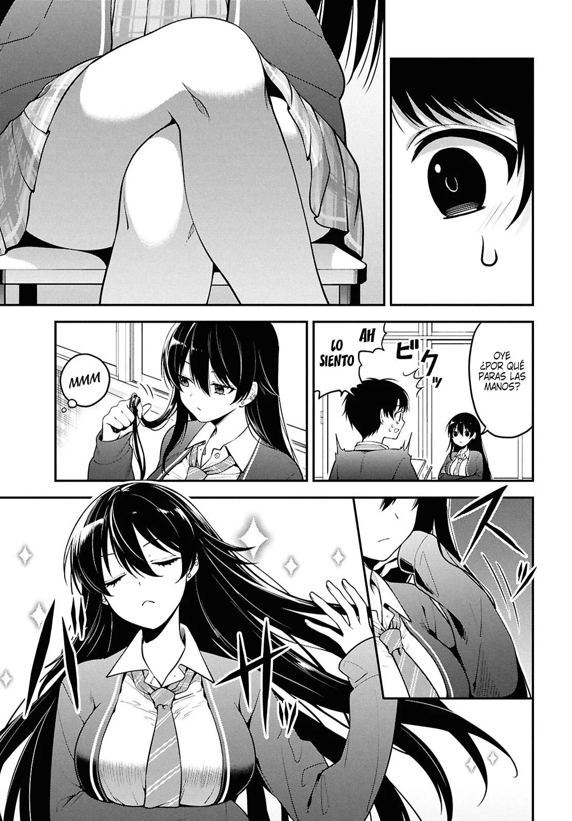 Tonari no Seki no Yankee Shimizu-san ga Kami o Kuroku Sometekita - Capítulo 1 - Página 17 - LectorTMOo