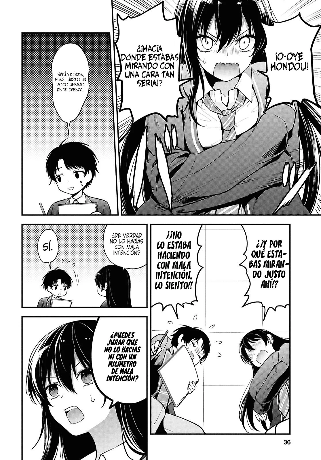 Tonari no Seki no Yankee Shimizu-san ga Kami o Kuroku Sometekita - Capítulo 1 - Página 20 - LectorTMOo