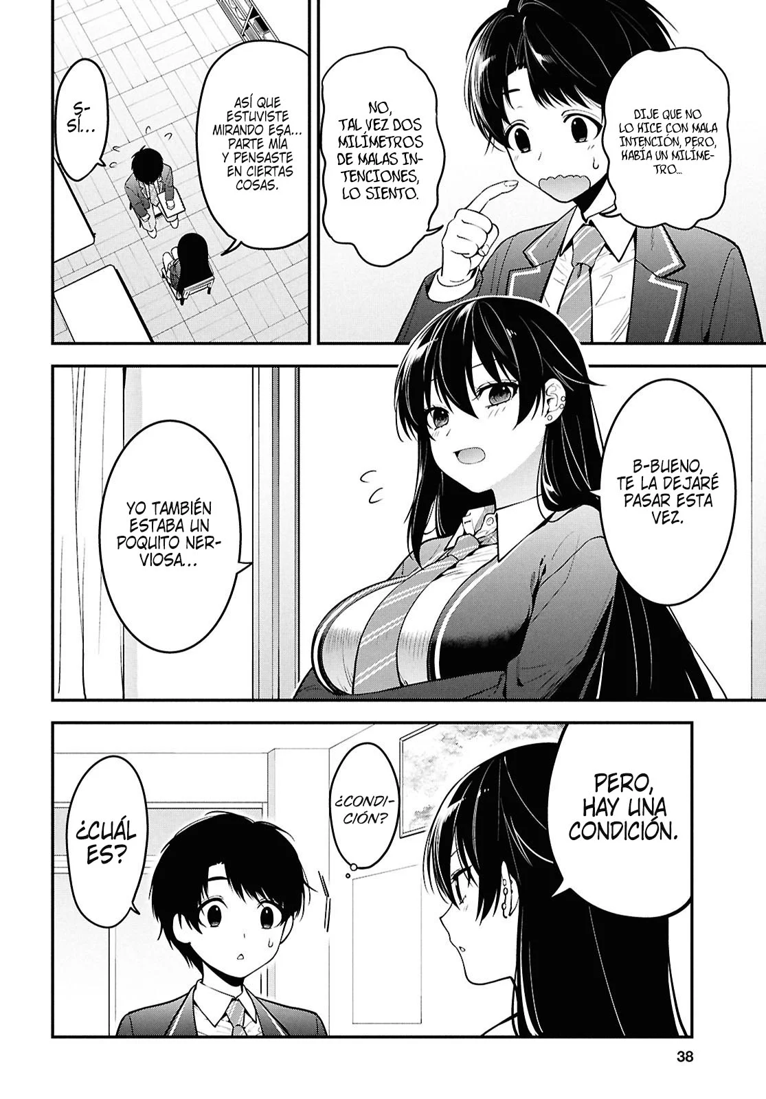 Tonari no Seki no Yankee Shimizu-san ga Kami o Kuroku Sometekita - Capítulo 1 - Página 22 - LectorTMOo