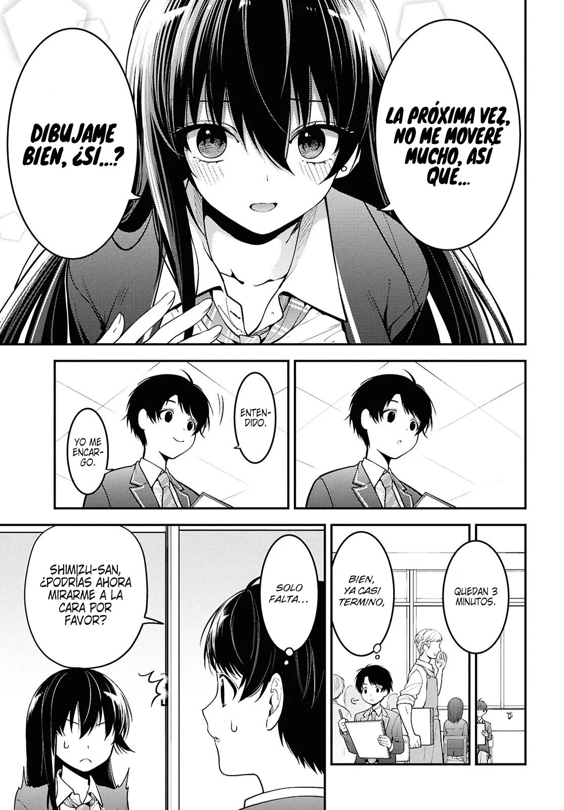 Tonari no Seki no Yankee Shimizu-san ga Kami o Kuroku Sometekita - Capítulo 1 - Página 23 - LectorTMOo