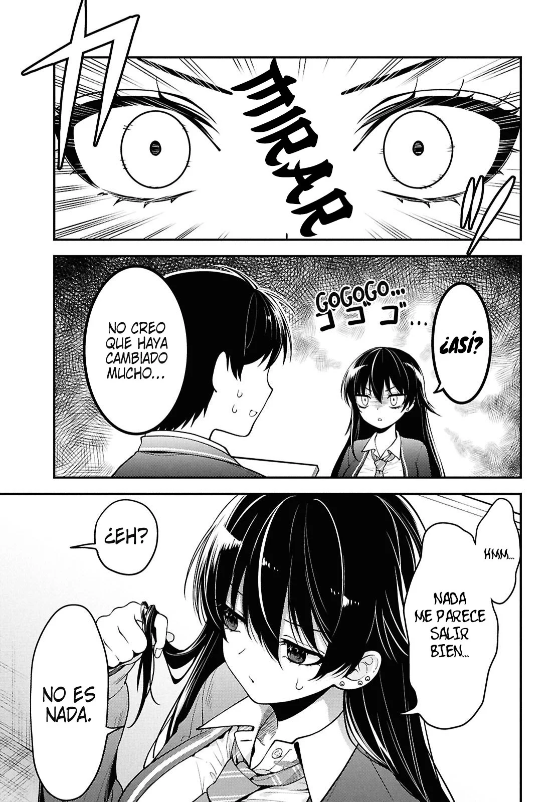 Tonari no Seki no Yankee Shimizu-san ga Kami o Kuroku Sometekita - Capítulo 1 - Página 25 - LectorTMOo